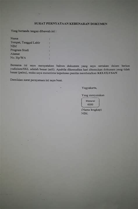 Contoh surat keabsahan dokumen import barang dibuat untuk memenuhi prosedur import custom clearance di indonesia di sertai juga surat. Surat Pernyataan Keabsahan Dokumen Ppdb / Contoh Surat ...