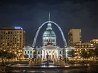 Saint Louis Gateway Arch Night Wallpaper iPhone Blackberry | Hdr ...