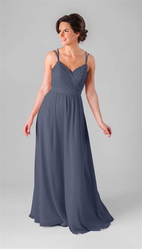 Mackenzie Slate Blue Bridesmaid Dresses Blue Bridesmaid Dresses