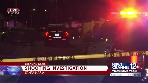 Santa Maria Police Investigating Shooting Youtube