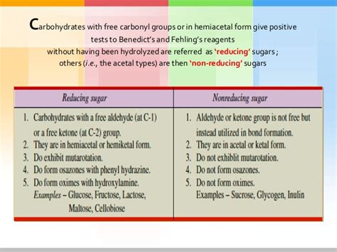 Reducing And Nonreducing Sugars Non 2019 01 18