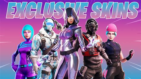 All Promotionalexclusive Skins Fortnite Battle Royale Youtube
