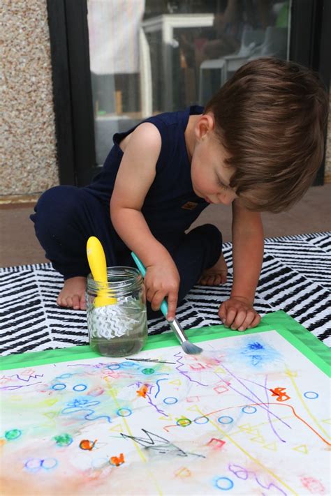 Open Ended Sensory Rich Art Activities For Toddlers Mamapapabubba