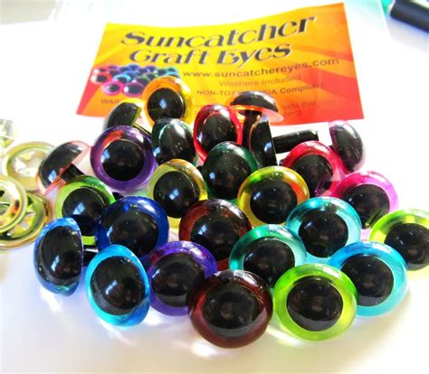Suncatcher Craft Eyes 13pair 18mm Translucent Variety Pack