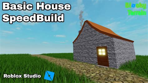 Roblox Studio Basic House Speedbuild Youtube