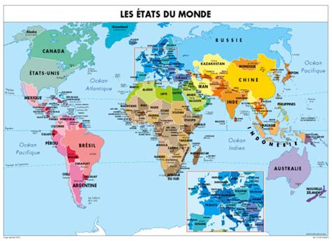 Carte Du Monde A Imprimer Format A Gratuite Images Images