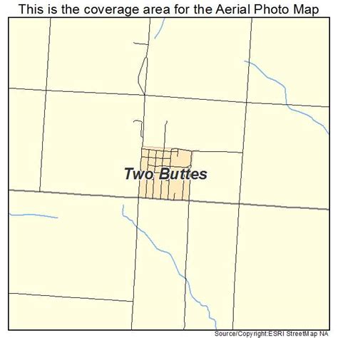 Aerial Photography Map Of Two Buttes Co Colorado