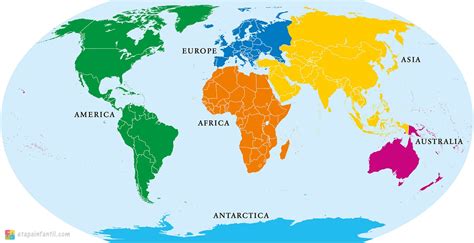 Humanista Admitir Y Equipo Mapa Del Mundo Separado Por Continentes Tica Referir Comorama