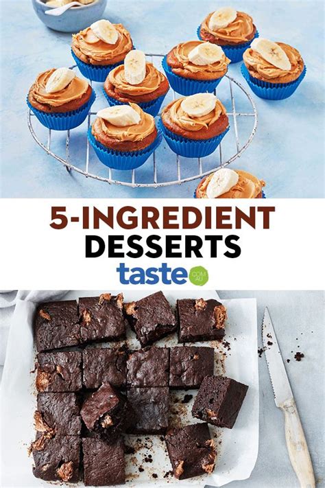 43 Easy Desserts Made With 5 Ingredients Or Less Desserts Easy