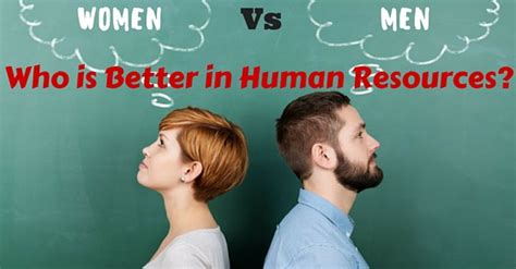 Who Is Better In Human Resources Men Vs Women Wisestep