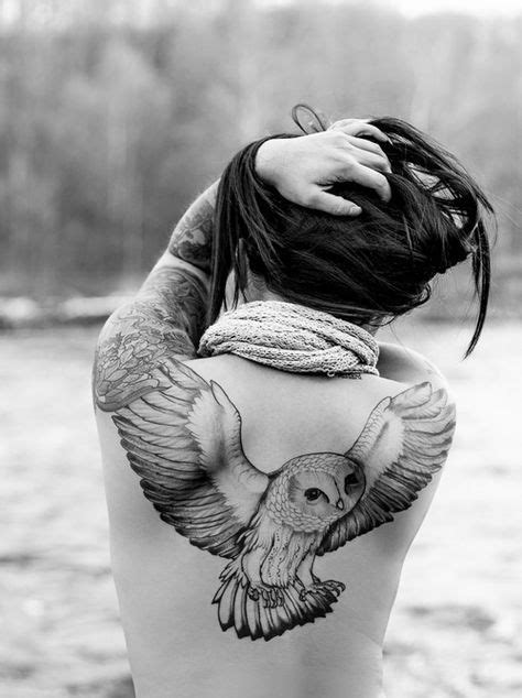 My Owl Barn 10 Beautiful Owl Tattoos Girl Back Tattoos