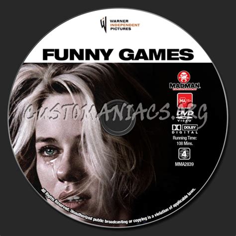 Funny Games Dvd Label Dvd Covers And Labels By Customaniacs Id 55663 Free Download Highres Dvd