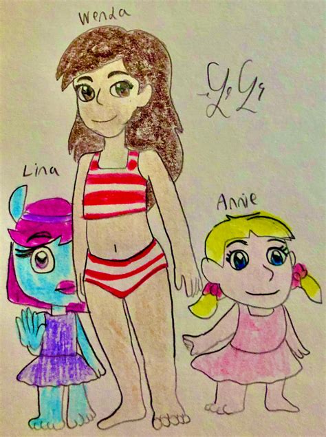 Wenda Annie And Lina At The Beach By Lugialover249 On Deviantart