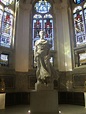 The Hague, Netherlands, Peace Palace, Statue at entrance hall