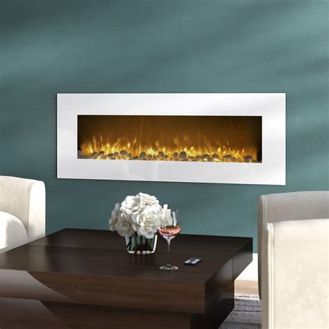 However, some will heat larger rooms as well. Quigley No Heat Wall Mounted Electric Fireplace | Wall ...