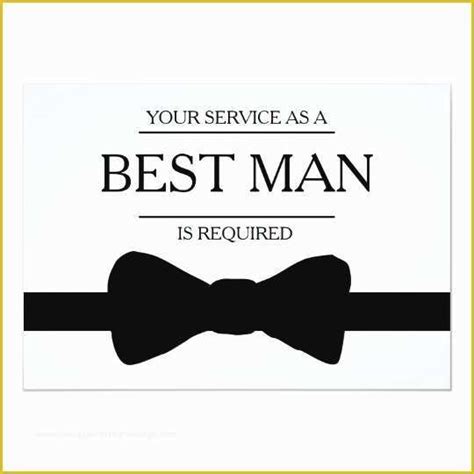 Free Will You Be My Groomsman Template Of Your Service Is Requested As