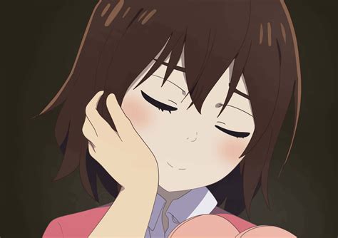 download erased anime s character kayo hinazuki adorably blushing wallpaper