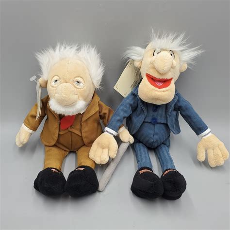 Statler Waldorf Beanbag Plush Stuffed Doll Muppets Grumpy Old Men