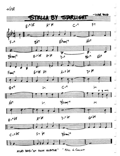 Stella By Starlight Lead Sheet Pdf By Victor Young