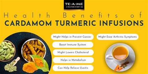 Health Benefits Of Cardamom Turmeric Infusions Te A Me