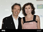 Roberto benigni and his wife nicoletta braschi hi-res stock photography ...