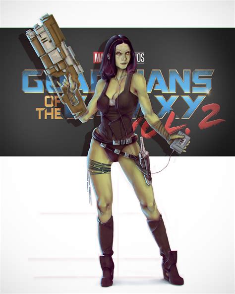 Gamora Guardians Of The Galaxy Vol2 By Prostvol On Deviantart