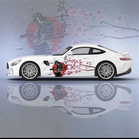Custom Samurai Livery Racing Side Wrap Car Decal Jdm Samurai Both Sides