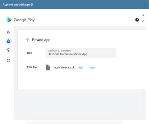 How To Publish Private Apps In Google Play Hexnode Help Center