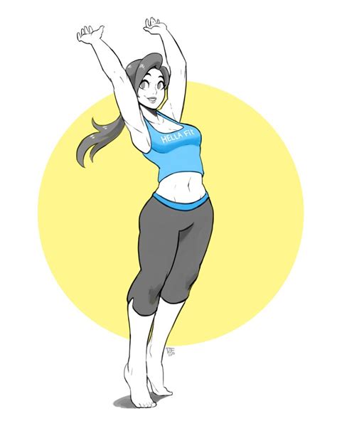 Ravenousruss Wii Fit Trainer Wii Fit Trainer Female Nintendo Wii Fit Absurdres Highres
