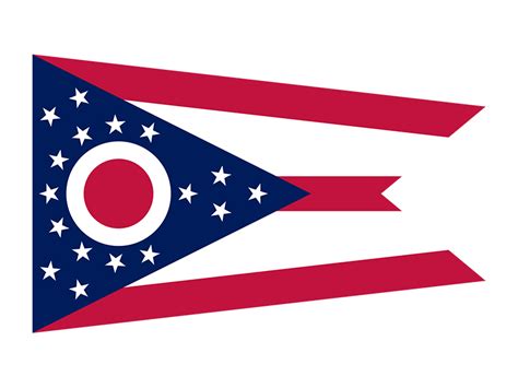 Ohio State Flag Png And Svg Vector Freebie Supply