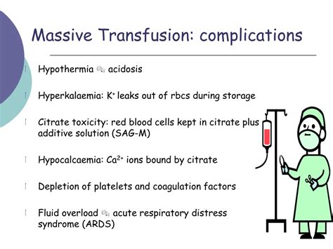 Ppt Blood Transfusion Non Infective Complications