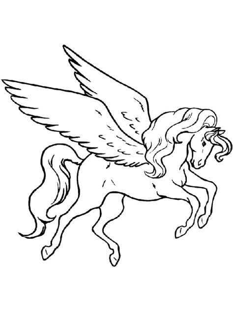 Pegasus Coloring Pages To Download And Print For Free