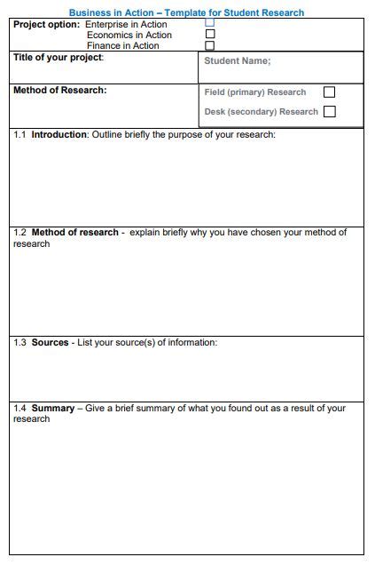 Business Studies Classroom Based Assessments Junior Cycle For