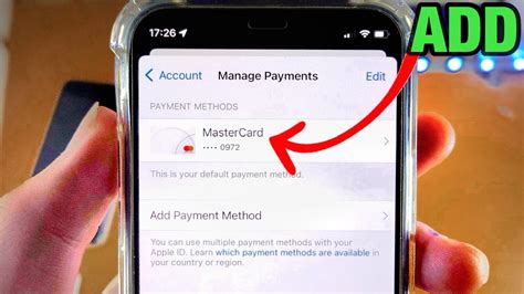 How To Add Payment Method On Iphone To App Storeapple Store Youtube