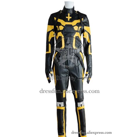 Ant Man Cosplay Darren Cross Costume Jumpsuit Uniform Yellow Jacket