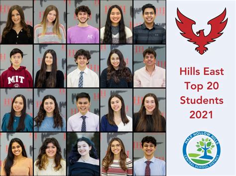 Half Hollow Hills High School East Announces Top 20 Students Half