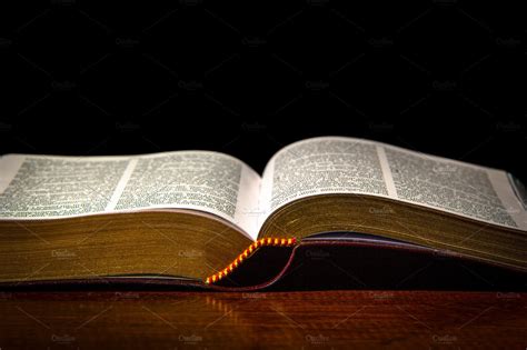 The Bible With A Black Background ~ Photos ~ Creative Market