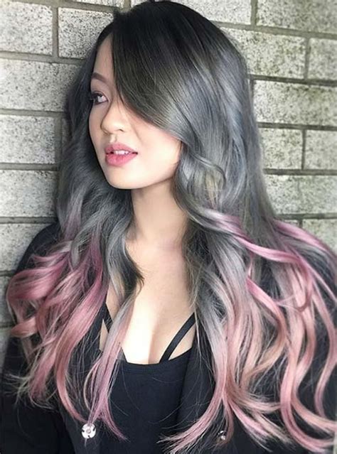 Choose an ashy tone to give dark tresses an ombre or color melt style, like what @cosmopaulogist did here. How To Balayage Ombre Step by Step Hair Tutorial 2018-2019 ...
