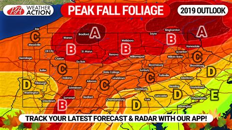 2019 Fall Foliage Outlook And Expected Peak Times In