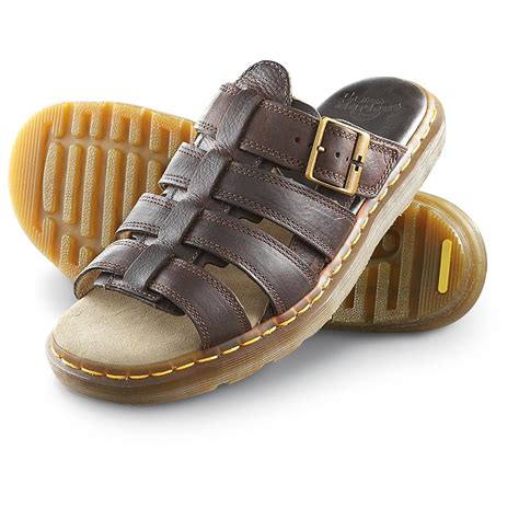 400 items on sale from $80. Men's Dr. Martens™ Alec Sandals, Dark Brown Grizzly ...