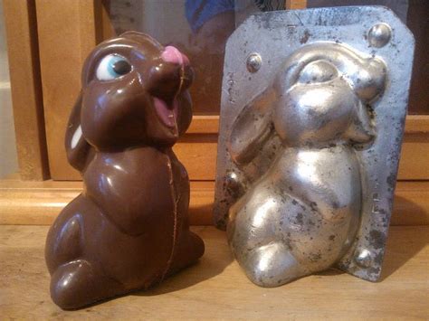 Chocolate Bunny Using Vintage Mold Chocolate Bunny Chocolate Easter