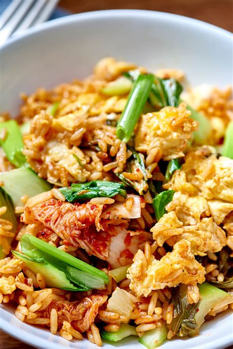 Recipe Kimchi Fried Rice With Extra Greens Kitchn