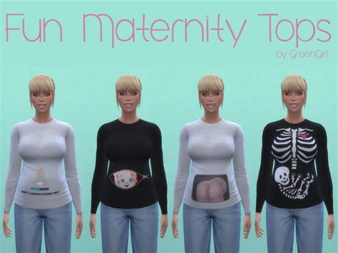 Greengirly100s Fun Maternity Tops