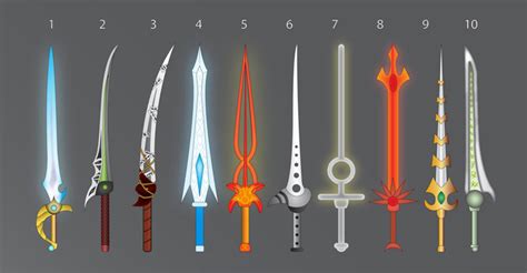 100 Original Design Fantasy Swords Media Chomp