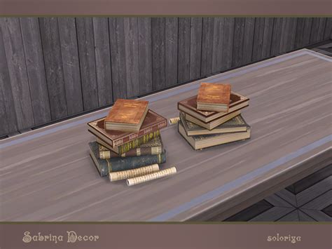 The Sims Resource Sabrina Decor Books V1