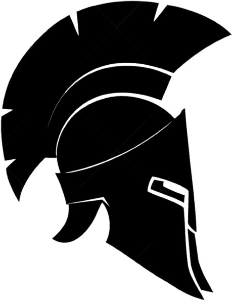 Ares Vector Spartan Helmet Side Banner Library Spartan Helmet