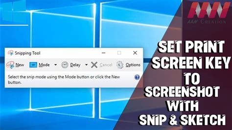 How To Set Print Screen Key To Screenshot With Snip Sketch On Windows