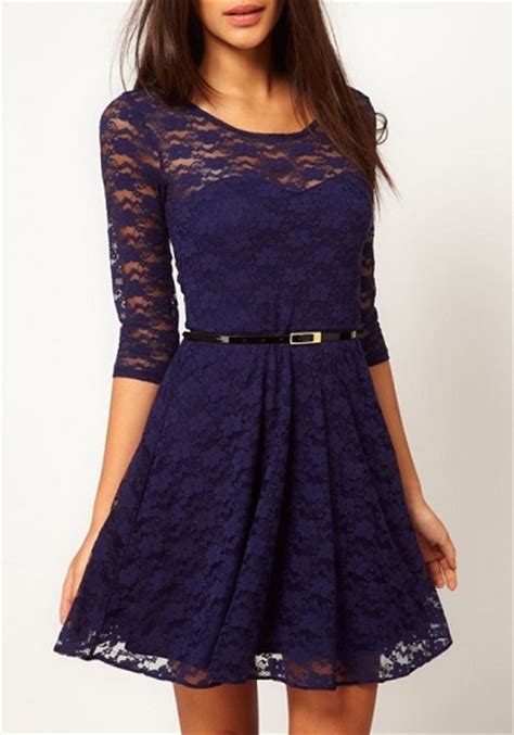 Secrets To Looking Good In A Navy Blue Lace Dress Revealed Navy Blue