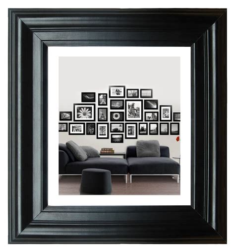 Black Picture Frames To Decorate Your Wall Decor Wall Black Picture Frames