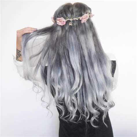 Hair Dye To Try This Fall Smoky Gray Ombre Hair